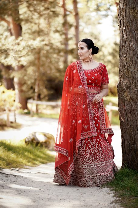 Hochzeit-Braut-Portrait